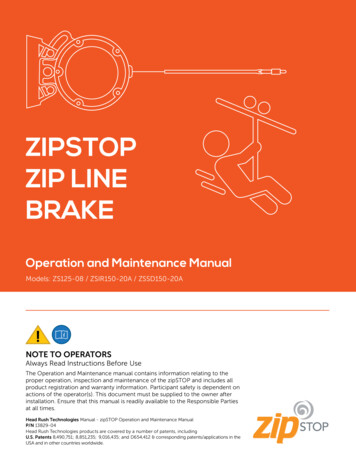 Zipstop Zip Line Brake