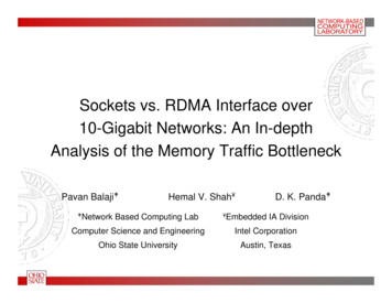 Sockets Vs. RDMA Interface Over 10-Gigabit Networks: An In-depth .