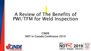 A Review Of The Benefits Of PWI/TFM For Weld Inspection