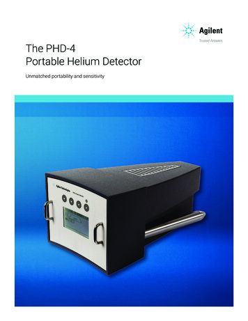 PHD-4 Portable Helium Detector - Agilent 
