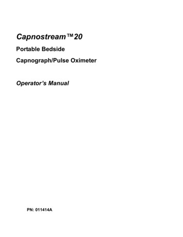 Portable Bedside Capnograph/Pulse Oximeter - H F