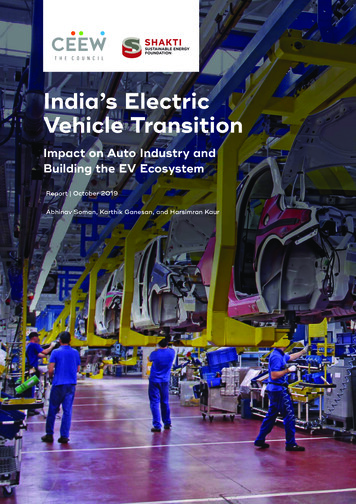 India's Electric Vehicle Transition - CEEW