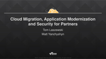 Cloud Migration, Application Modernization And Security For Partners