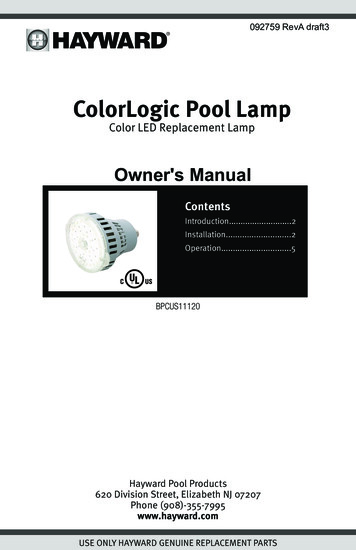 ColorLogic Pool Lamp