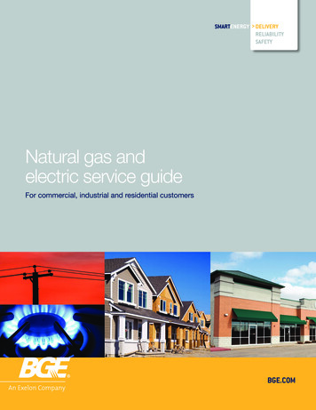 Natural Gas And Electric Service Guide