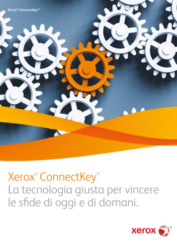 Catalogo Xerox ConnectKey - Software Controllo Stampante - TP SOCIETA