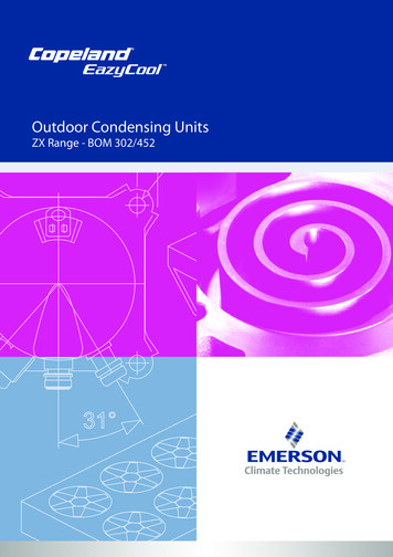 Outdoor Condensing Units - CENTRALCOOL