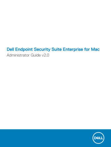 Endpoint Security Suite Enterprise Administrator Guide For Mac V2