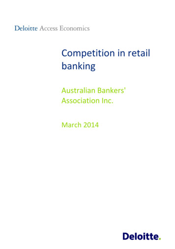 Competition In Retail Banking - Deloitte