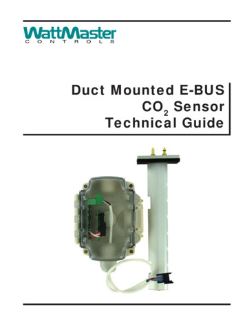Duct Mounted E-BUS CO Sensor Technical Guide