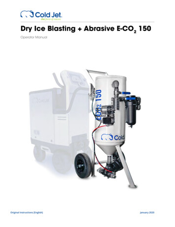 Dry Ice Blasting Abrasive E-CO 150 2