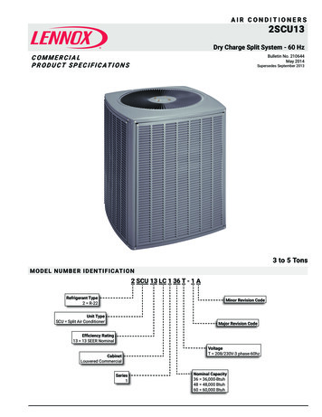 2scu13 3-5 Ton Air Conditioners Air Conditioners 2scu13