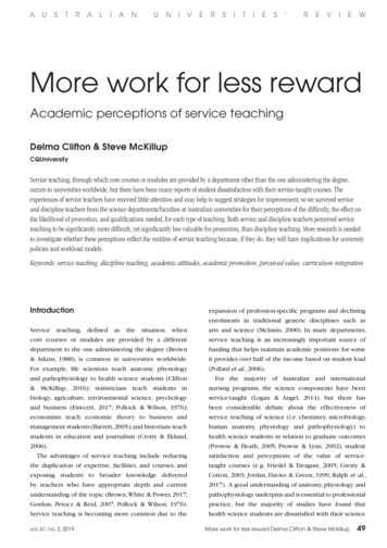 More Work For Less Reward