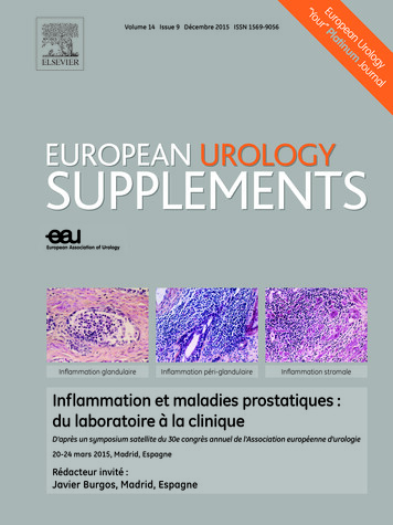 European Urology Journal - Inflammation-and-bph.elsevier.cc