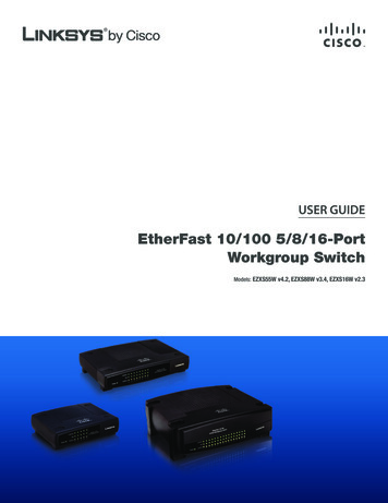EtherFast 10/100 5/8/16-Port Workgroup Switch - Linksys