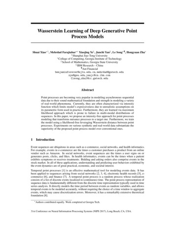 Wasserstein Learning Of Deep Generative Point Process Models - NeurIPS