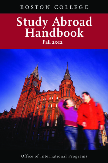 Study Abroad Handbook