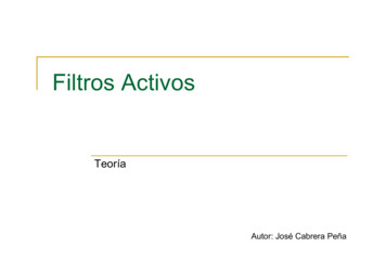 Filtros Activos - University Of Las Palmas De Gran Canaria