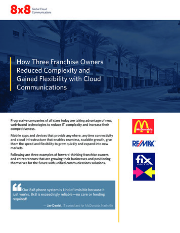 How Three Franchise Owners Reduced Complexity And Gained . - 8x8