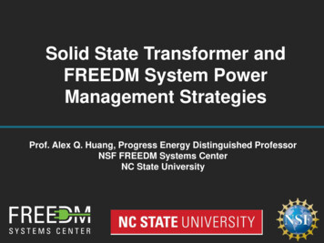 Seminar Series 4 Power Management With SSTS By Alex Huang