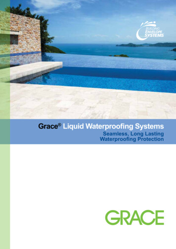 Grace Liquid Waterproofing Systems