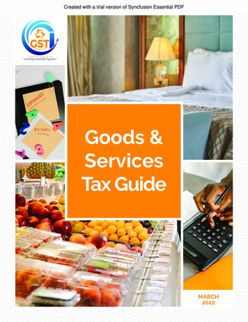 Goods & Services Tax Guide