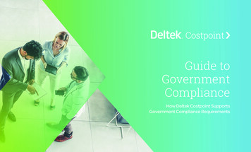How Deltek Costpoint Supports Government Compliance Requirements