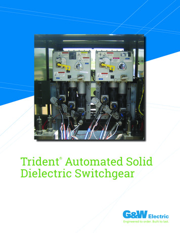 Trident Automated Solid Dielectric Switchgear
