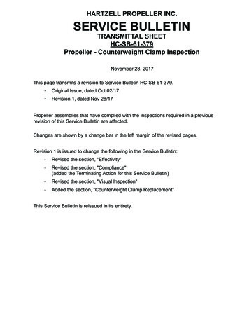 Hartzell Propeller Inc. Service Bulletin