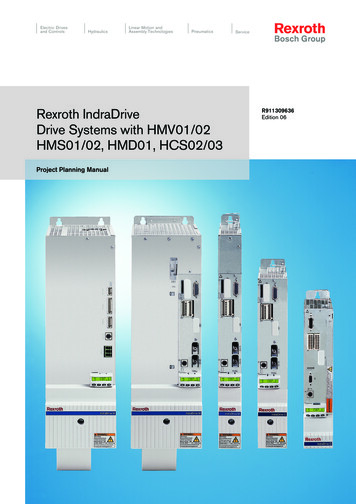 Rexroth IndraDrive Edition 06 Drive Systems With HMV01/02 HMS01/02 .