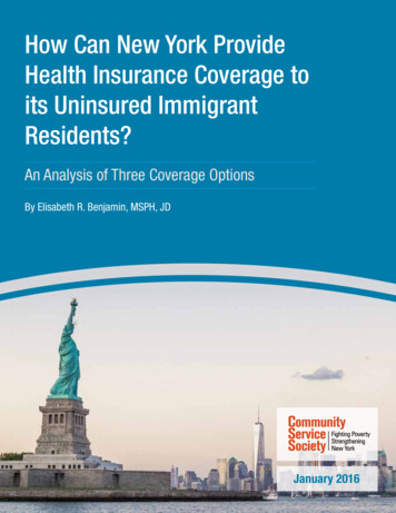 How Can New York Provide Health Insurance Coverage To Its Uninsured .