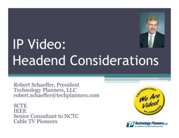 IP Video: Headend Considerations