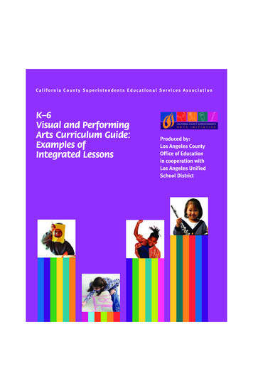 Visual And Performing Arts Curriculum Guide
