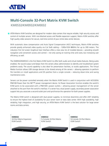 Multi-Console 32-Port Matrix KVM Switch - ATEN