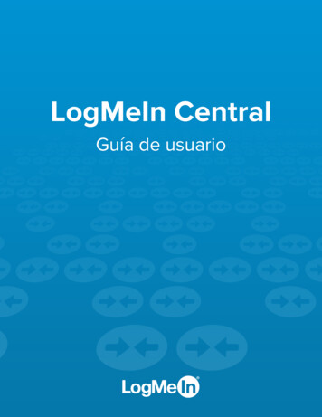 LogMeIn Central Guía De Usuario