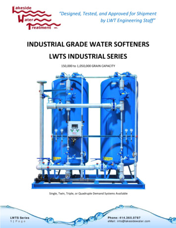 Industrial Grade Water Softeners Lwts Industrial Series