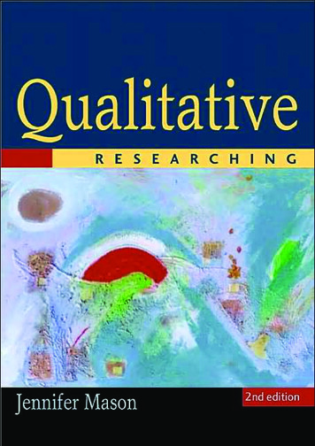 Qualitative Researching - Uevora.pt