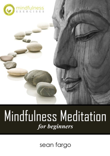 Mindfulness Meditation For Beginners PAGE I