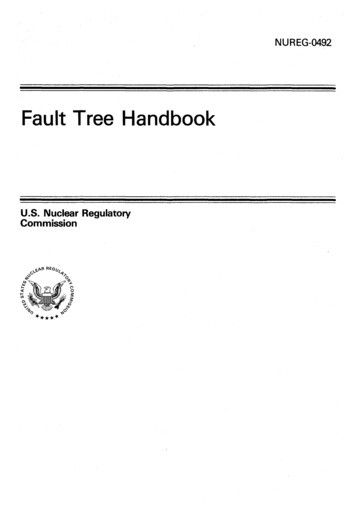 Fault Tree Handbook - Nuclear Regulatory Commission