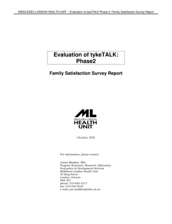 Evaluation Of TykeTALK: Phase2