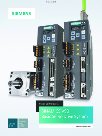 SINAMICS V90 Basic Servo Drive System - Siemens