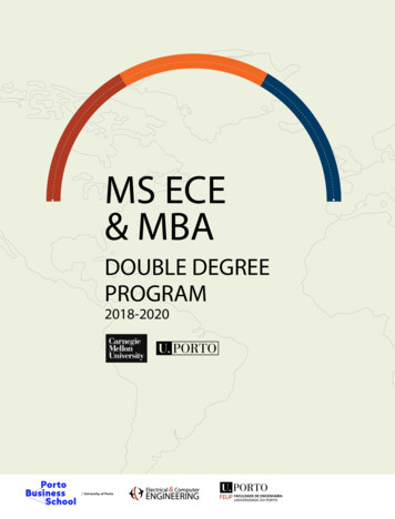 MS ECE & MBA - Wwwstage.ece.cmu.edu