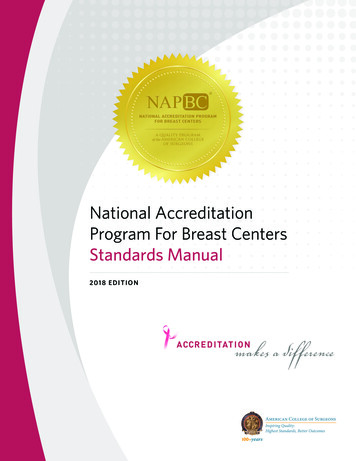 National Accreditation Program For Breast Centers - American College Of .