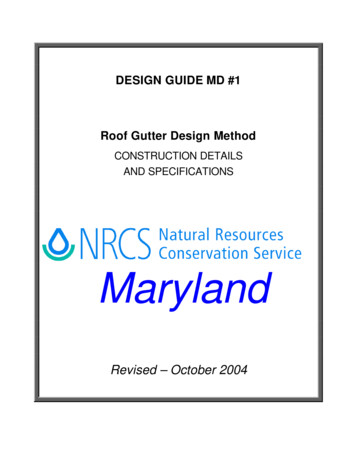 Design Guide MD#1R2 - USDA