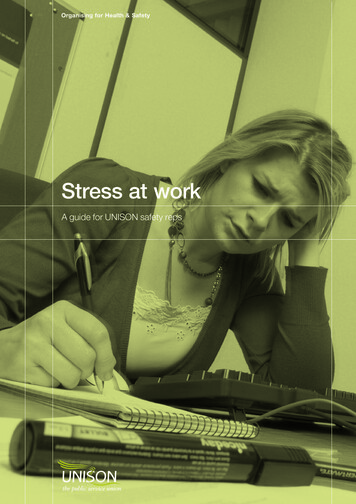 Stress At Work - UNISON National