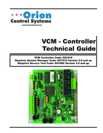 VCM - Controller Technical Guide