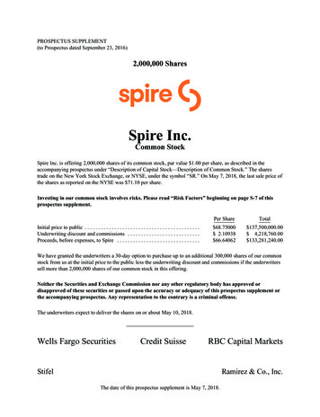 Spire Inc. - Stifel