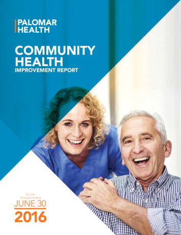 COMMUNITY HEALTH - Palomar Health