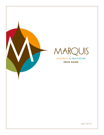 CONTRACT & HEALTHCARE - Marquis Seating
