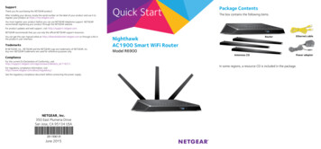 Nighthawk AC1900 Smart WiFi Router - Netgear